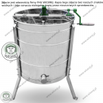 PREMIUM Miodarka 4 ramkowa Diagonalna UNIWERSALNA Ręczna Nierdzewna Jaśliska - zdjęcie 2