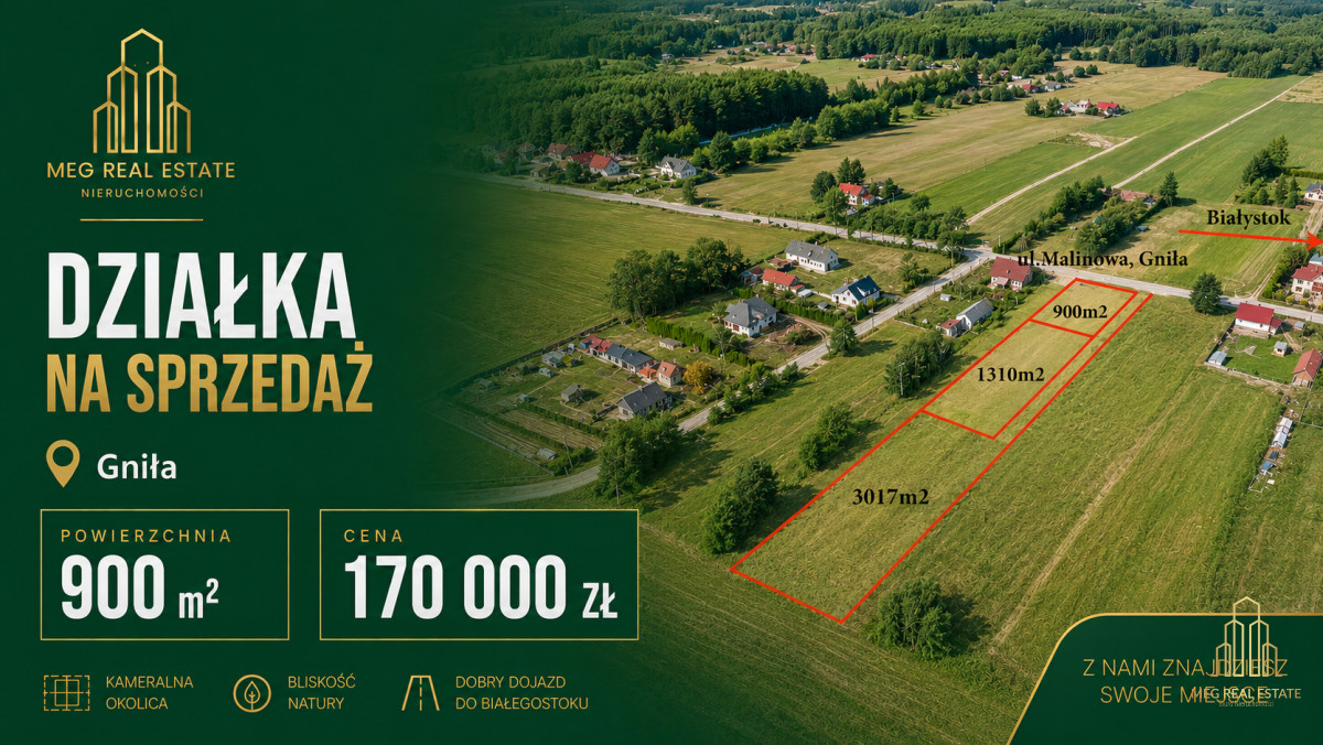 Działki z WZ Gniła 15min od Białegostoku Gniła - zdjęcie 5