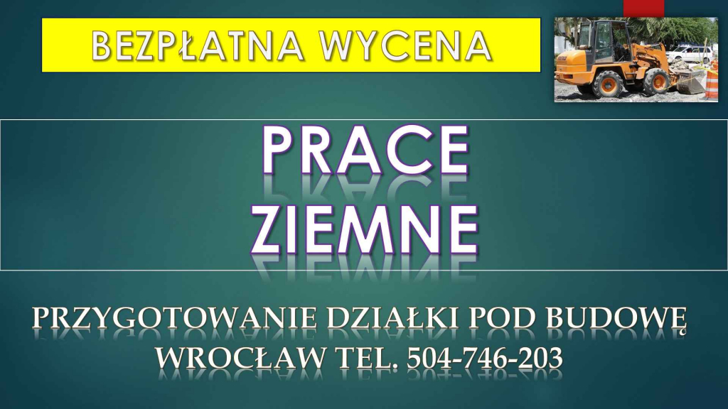 Przygotowanie działki po budowę, cennik, tel. 504-746-203, Wrocław Psie Pole - zdjęcie 4