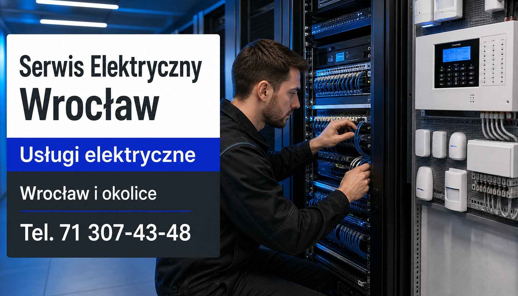 Wrocław i okolice: całodobowy elektryk z gwarancją na wykonane usługi Fabryczna - zdjęcie 1