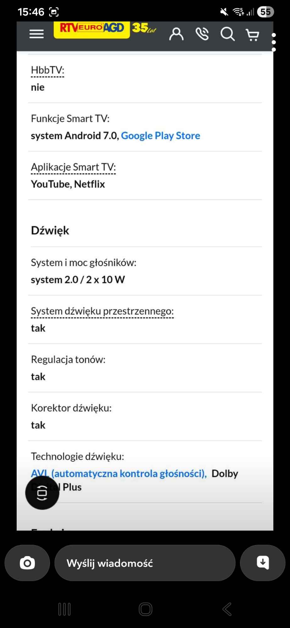 Sprzedam telewizor Chojnice - zdjęcie 5