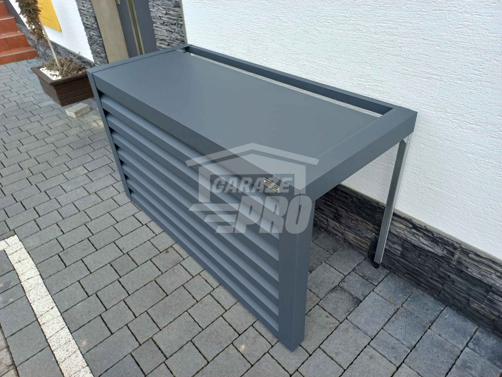 Osłona klimatyzatora - 110x40x90 cm antracyt - zabudowana front GP310 Gdynia - zdjęcie 4