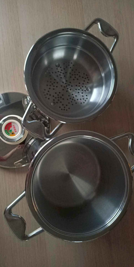 ZEPTER NOWE ZEST Naczynie z pokrywką 4,7 litra i DURSZLAK na parze Śródmieście - zdjęcie 9