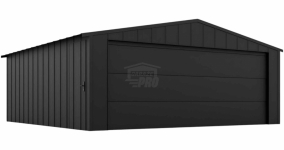 Garaż blaszany 6x5m brama drzwi blacha na rąbek dach GP642