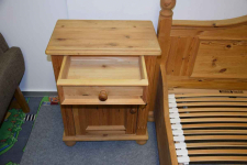 łóżko z materacami i szafkami - komplet jak nowy Olsztyn - zdjęcie 7