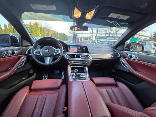 BMW X6 | Benzyna | 530 KM | SUV | 2020 | M50I  | Faktura 23%VAT Łódź - zdjęcie 10