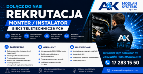 Monter Sieci LAN – zarabiaj jako Specjalista!