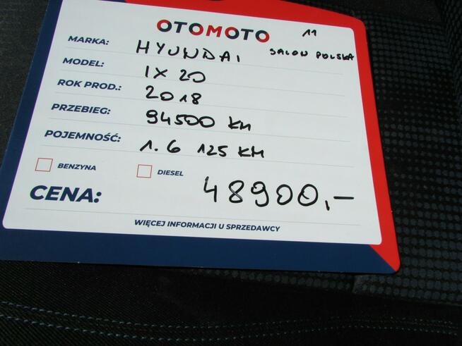 Hyundai ix20 1.6 125 KM Ostrołęka - zdjęcie 9