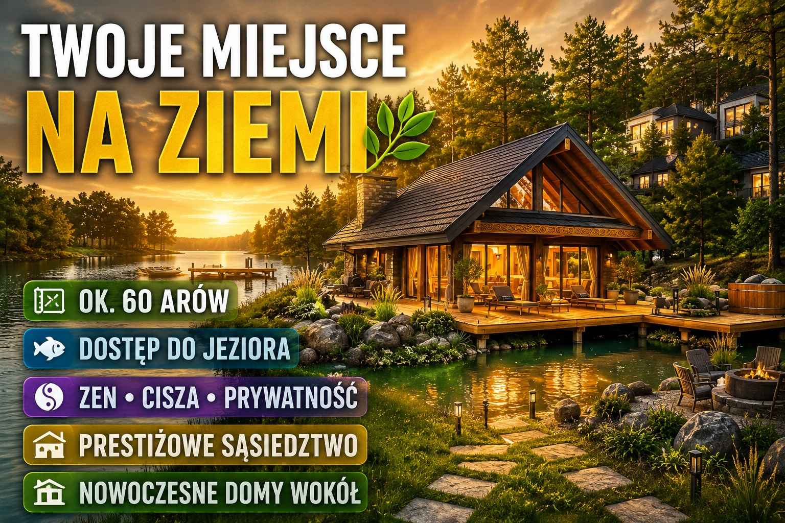 Działka budowlana (6000 m2) JEZIORO/LAS (Drogoszowice) Drogoszowice - zdjęcie 1