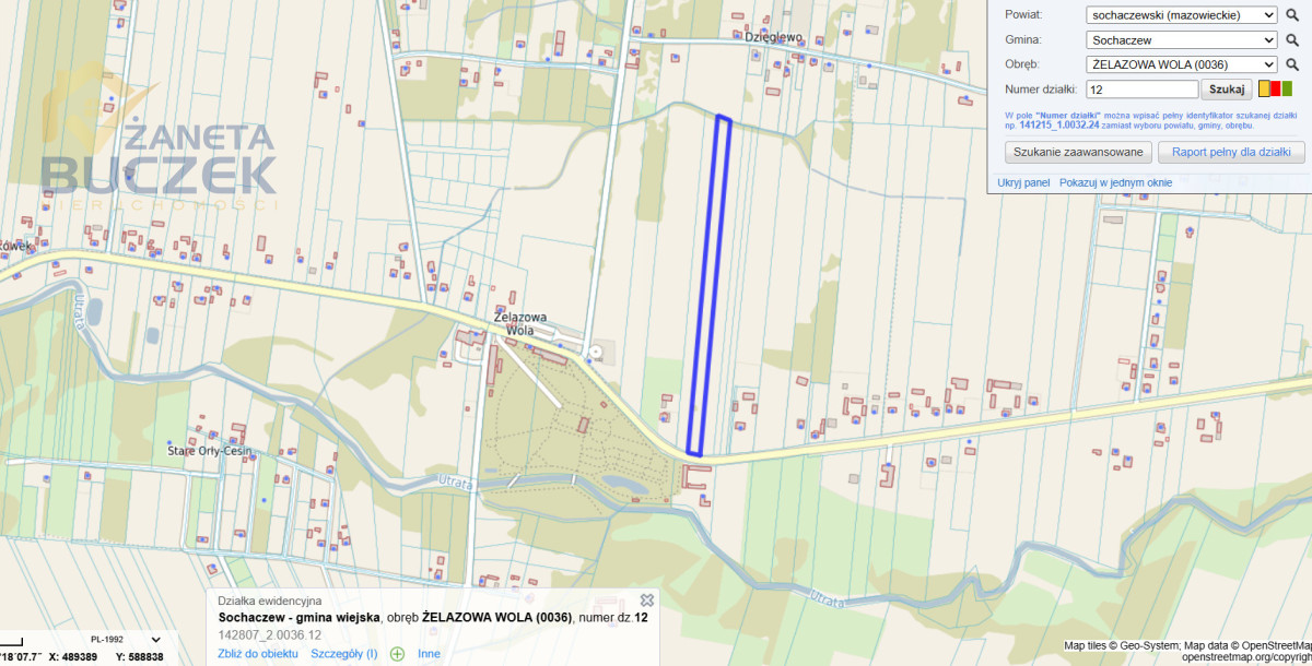Sprzedam działkę w Żelazowej Woli, gm. Sochaczew Żelazowa Wola - zdjęcie 2