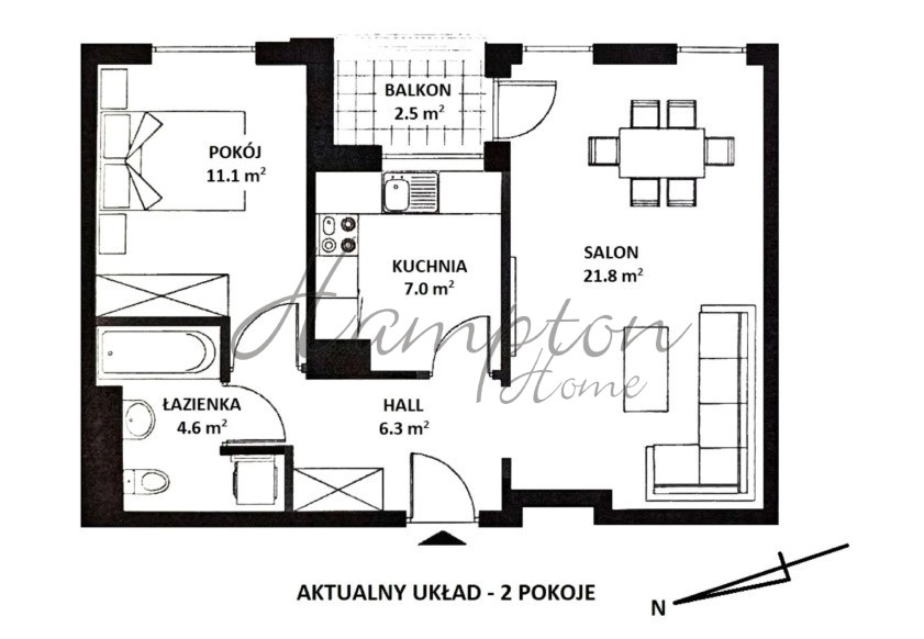 2-pok.mieszkanie,stan deweloperskim Marina Mokotów Mokotów - zdjęcie 1
