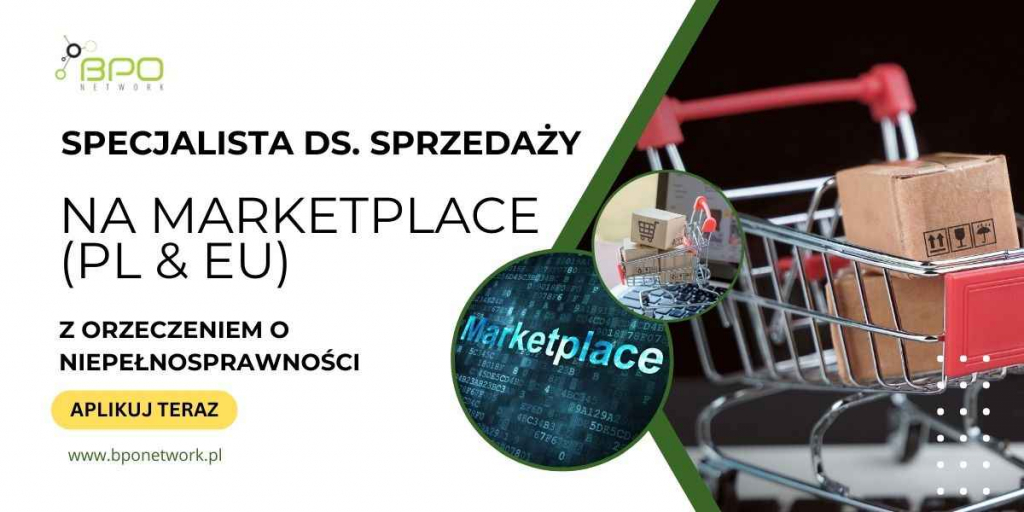 Specjalista ds. sprzedaży na Marketplace z orzeczeniem Pruszków Pruszków - zdjęcie 2