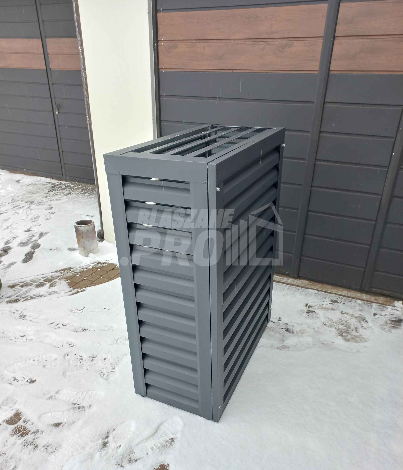 Osłona pompy ciepła 90x40x140 cm antracyt GP321 Tczew - zdjęcie 9