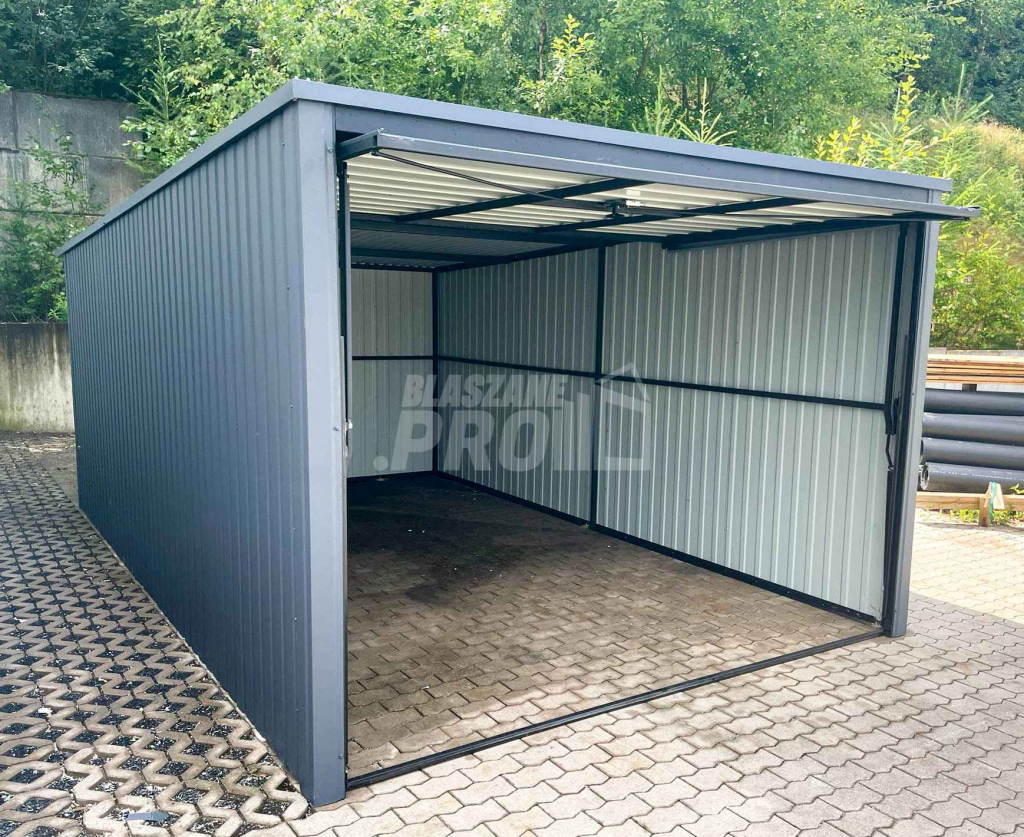 Garaż blaszany 3x6 Brama uchylna  spad w tył GP192 Kalisz - zdjęcie 6