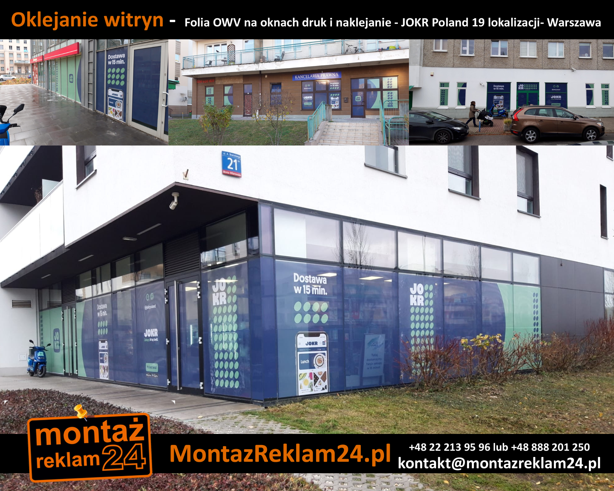 Wystrój wnętrz biur w dekoracje Warszawa | MontazReklam24.pl Wilanów - zdjęcie 9