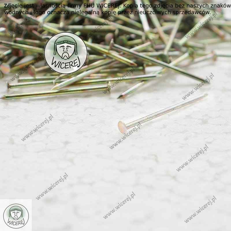 Gwoździe do zbijania ramek 1,4 x 30mm - 100g stal ocynkowana Jaśliska - zdjęcie 3