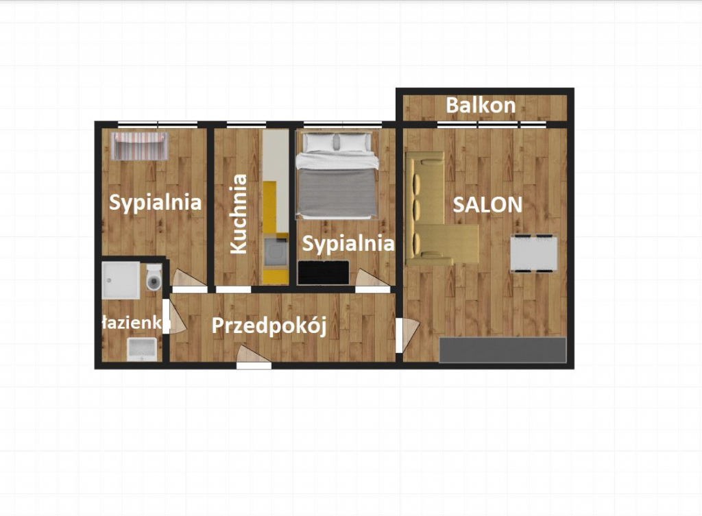 Do wynajęcia 3 pokojowe, z balkonem, Hutnik Głogów Głogów - zdjęcie 12