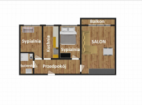 Do wynajęcia 3 pokojowe, z balkonem, Hutnik Głogów Głogów - zdjęcie 12