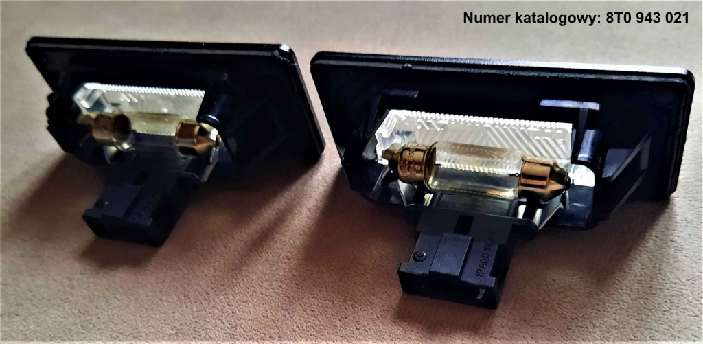 Sprzedam oryginalne lampki do Audi A4 B8 ośw. rejestracji Jaworzno - zdjęcie 4