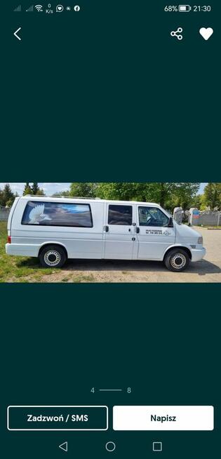 Volkswagen Transporter T-4 Long 2.4D1993r. Warszawa - zdjęcie 4