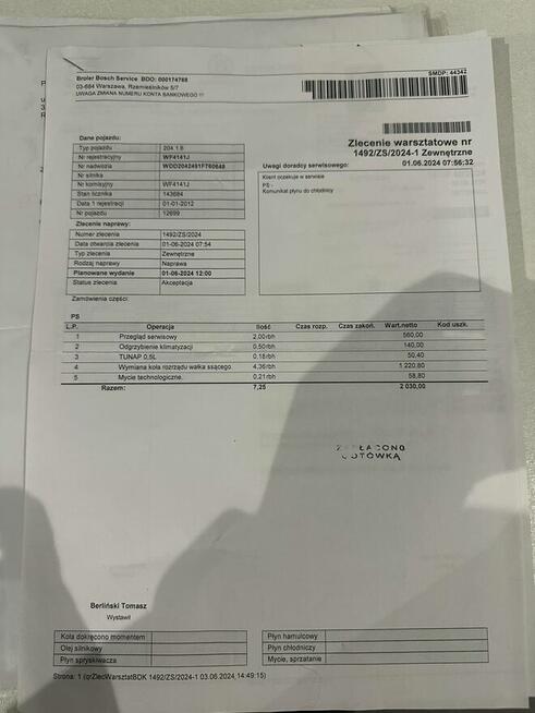 Mercedes W 204 C Klasa Warszawa - zdjęcie 8