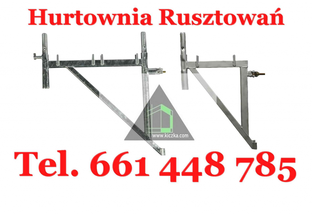 KONSOLA wspornik poszerzenie podestu trójkąt do RUSZTOWANIA TYP PLETAK Ursus - zdjęcie 1