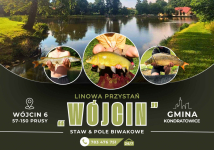 Linowa Przystań Wójcin Staw i Pole Biwakowe