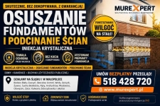 Osuszanie budynków, drenaż fundamentów, iniekcja krystaliczna Bielsko-Biała - zdjęcie 3