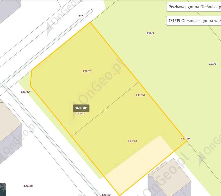 Działka budowlana (1699 m2) okolice Wrocławia MEDIA (Piszkawa) Piszkawa - zdjęcie 1