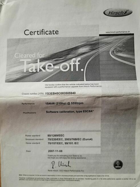 Saab 9-5 gaz LPG Hirsch z potencjałem Białystok - zdjęcie 8