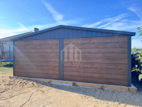 Garaż blaszany 6x5,8m - 2x Brama uchylna - drzwi - rynny SO123 Mysłowice - zdjęcie 2