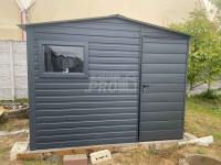 Domek Ogrodowy 3x3 Drzwi Okno Dach dwuspadowy Antracyt GP228 Września - zdjęcie 7