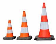 Pachołek drogowy ostrzegawczy 0,75m Zamość - zdjęcie 2