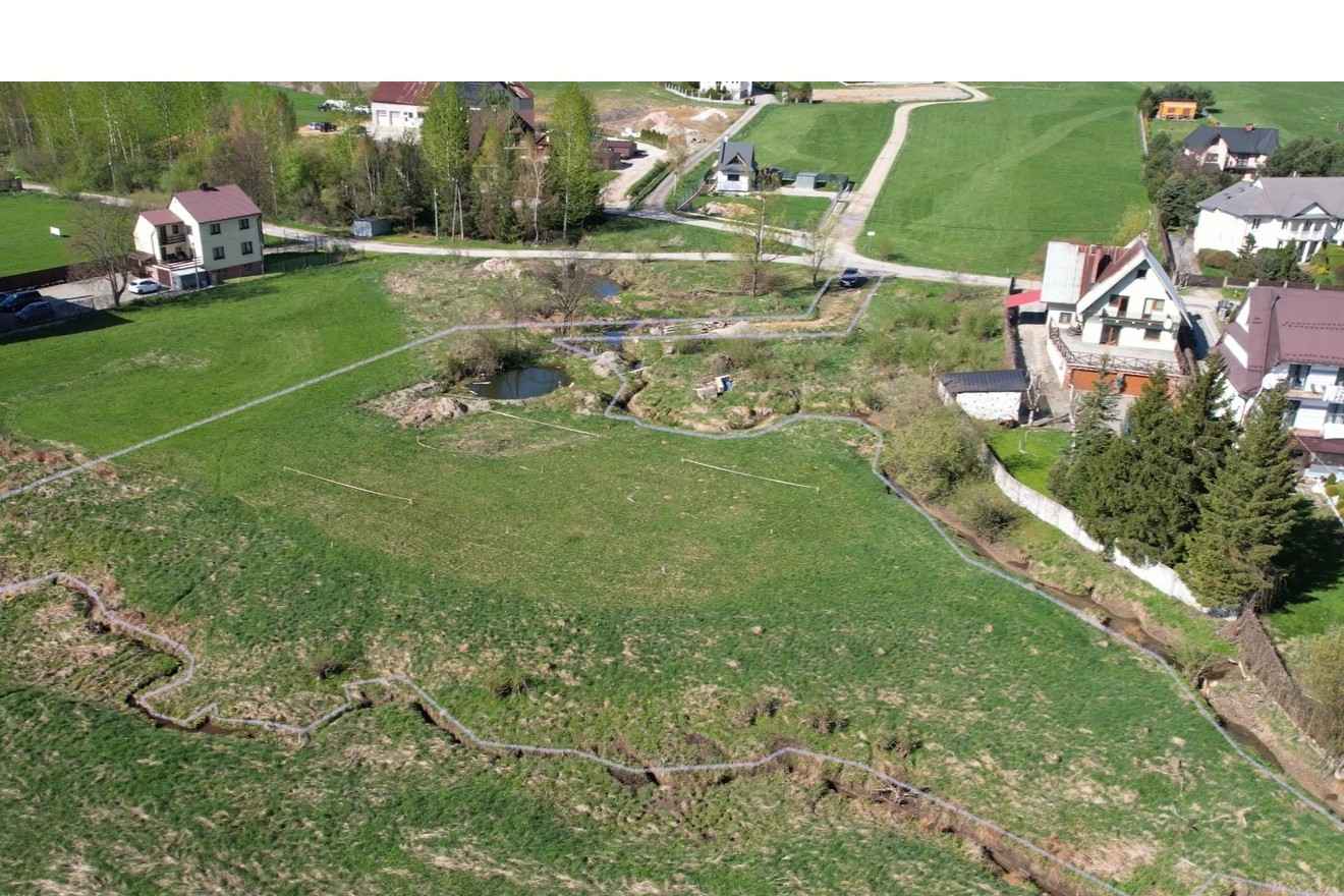 Duża działka w Nowym Targu przy ul.Partyzantów z pozwoleniem na budowę Nowy Targ - zdjęcie 3