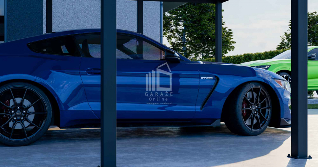 CarPort PREMIUM - Wiata samochodowa 5x5 Antracyt - ID959 Kościerzyna - zdjęcie 5