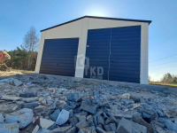 Hala 7,5x6m brama uchylna i dwuskrzydłowa 4x okno drzwi rynny TKD387 Nowy Dwór Mazowiecki - zdjęcie 4