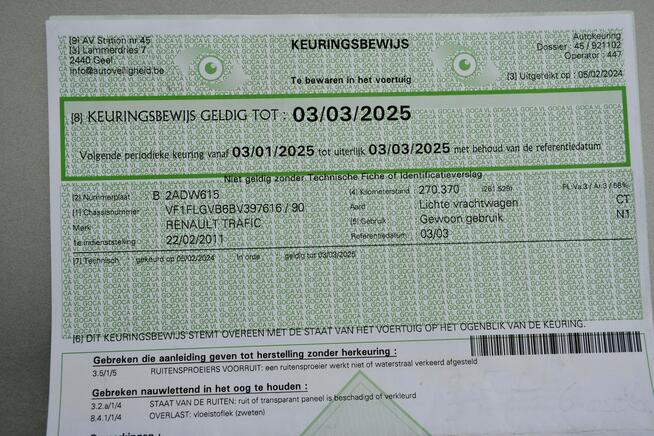 Renault Trafic 2.5 dci LONG Serwis 6-osób Navi Klimatyzacja 270 tys.km Hrubieszów - zdjęcie 3