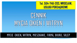 Cennik mycia okien, Wrocław, tel 504-746-203. Umycie witryny w sklepie Psie Pole - zdjęcie 2