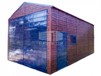 Garaż Blaszany 4,5x7 Podwyższenie Brama Antracyt drewnopodobny BL164 Częstochowa - zdjęcie 1
