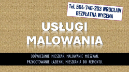 Odświeżenie i malowanie mieszkania, tel. 504-746-203, Wrocław. Psie Pole - zdjęcie 3