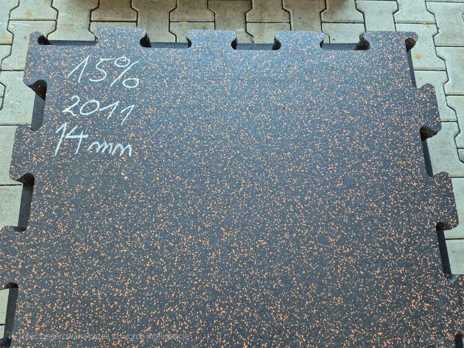 Maty gumowe PUZZEL z granulatu SBR- basen, zjeżdżalnie, piaskownice... Wolbrom - zdjęcie 7