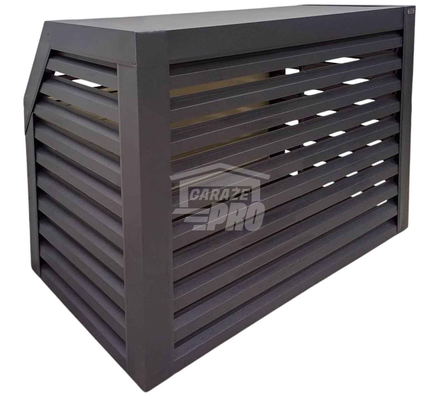 Osłona Pompy Ciepła 120x70x140cm Antracyt Zabudowa GP538 Rzeszów - zdjęcie 1