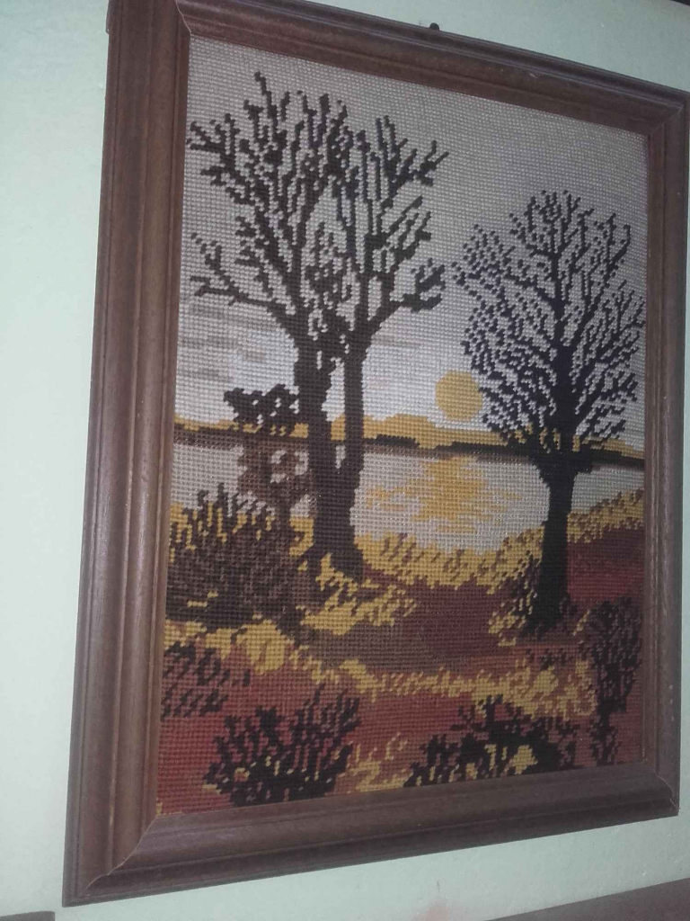 Obraz sznurkiem malowany Bielany - zdjęcie 1