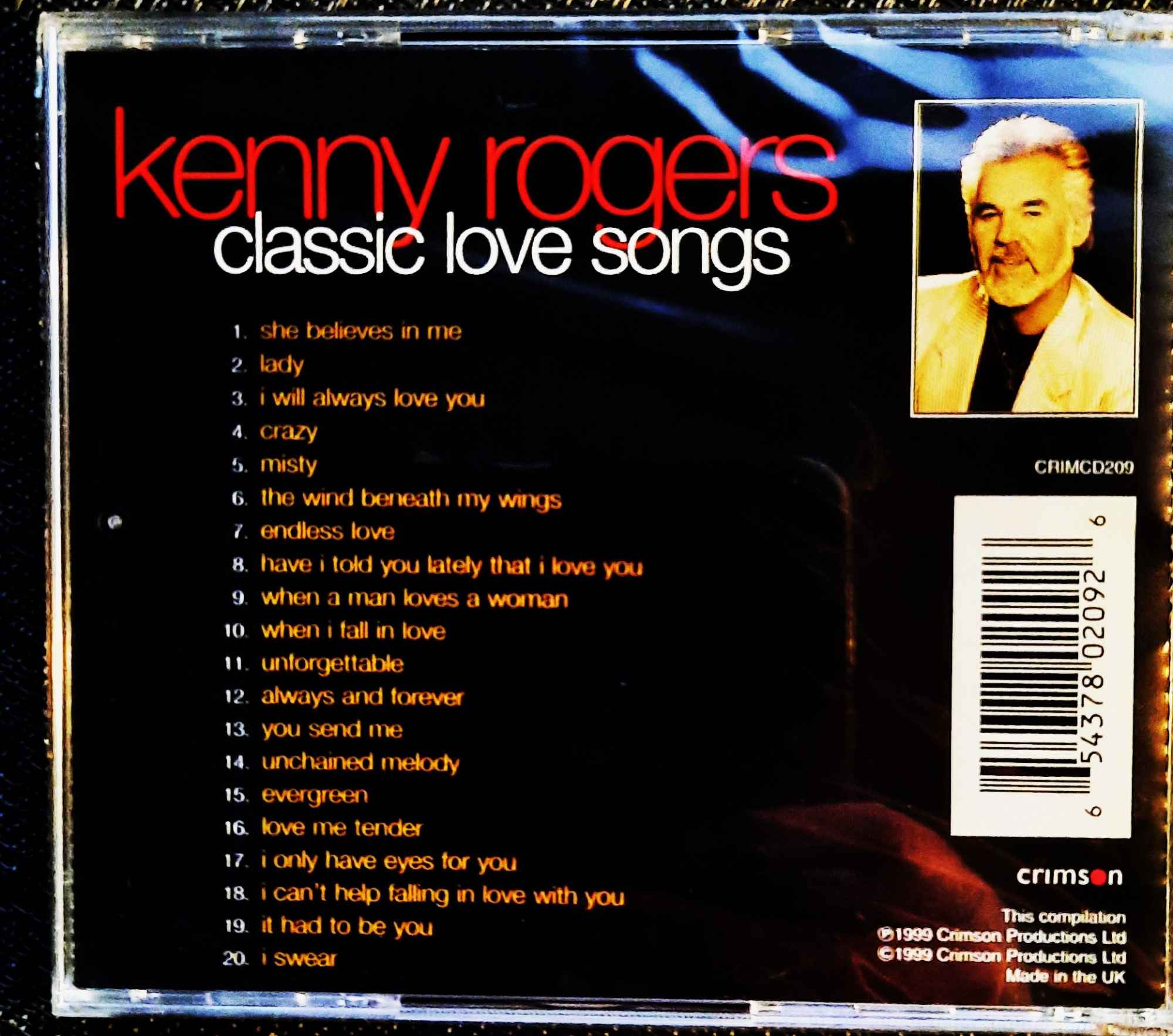 Polecam Album CD KENNY ROGERS -Album Classic Love Songs CD Katowice - zdjęcie 2