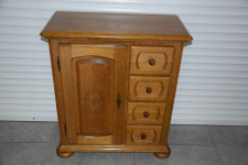 komoda z drewna dębowego - jak nowa
