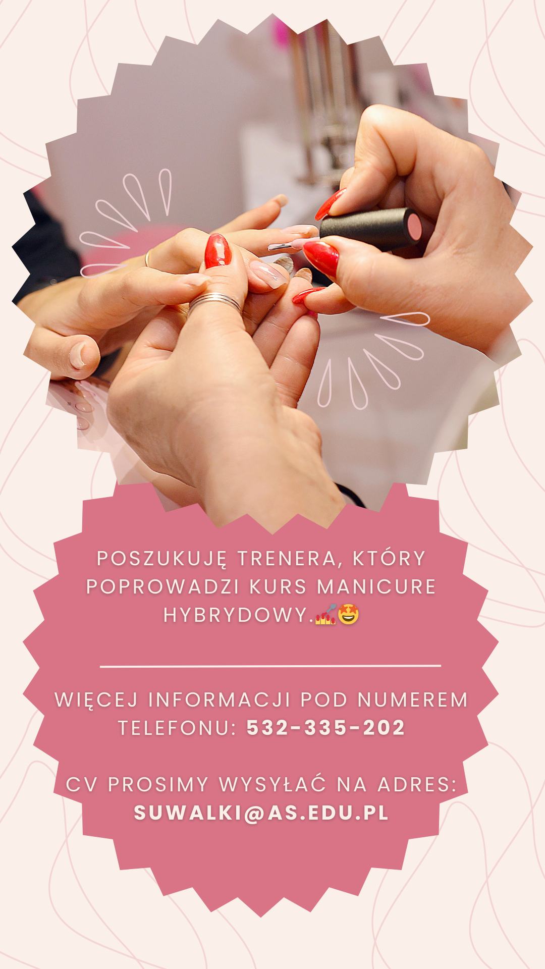 Kurs Manicure Hybrydowy- POSZUKUJEMY TRENERA! Suwałki - zdjęcie 1