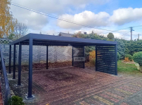 CarPort PREMIUM - wiata samochodowa 6x5  dodatkowa zabudowa CP127 Augustów - zdjęcie 5