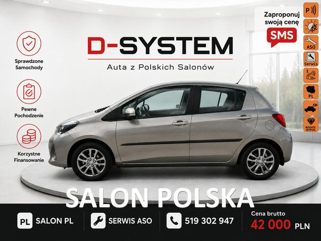 Toyota Yaris 2015 Salon Polska 39TYS KM GWARANCJA serwis ASO Białystok - zdjęcie 1