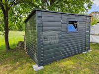 Schowek - Domek Ogrodowy 3x2 - wiata 0,5x2 - drzwi - okno  dach GP626 Widzew - zdjęcie 5