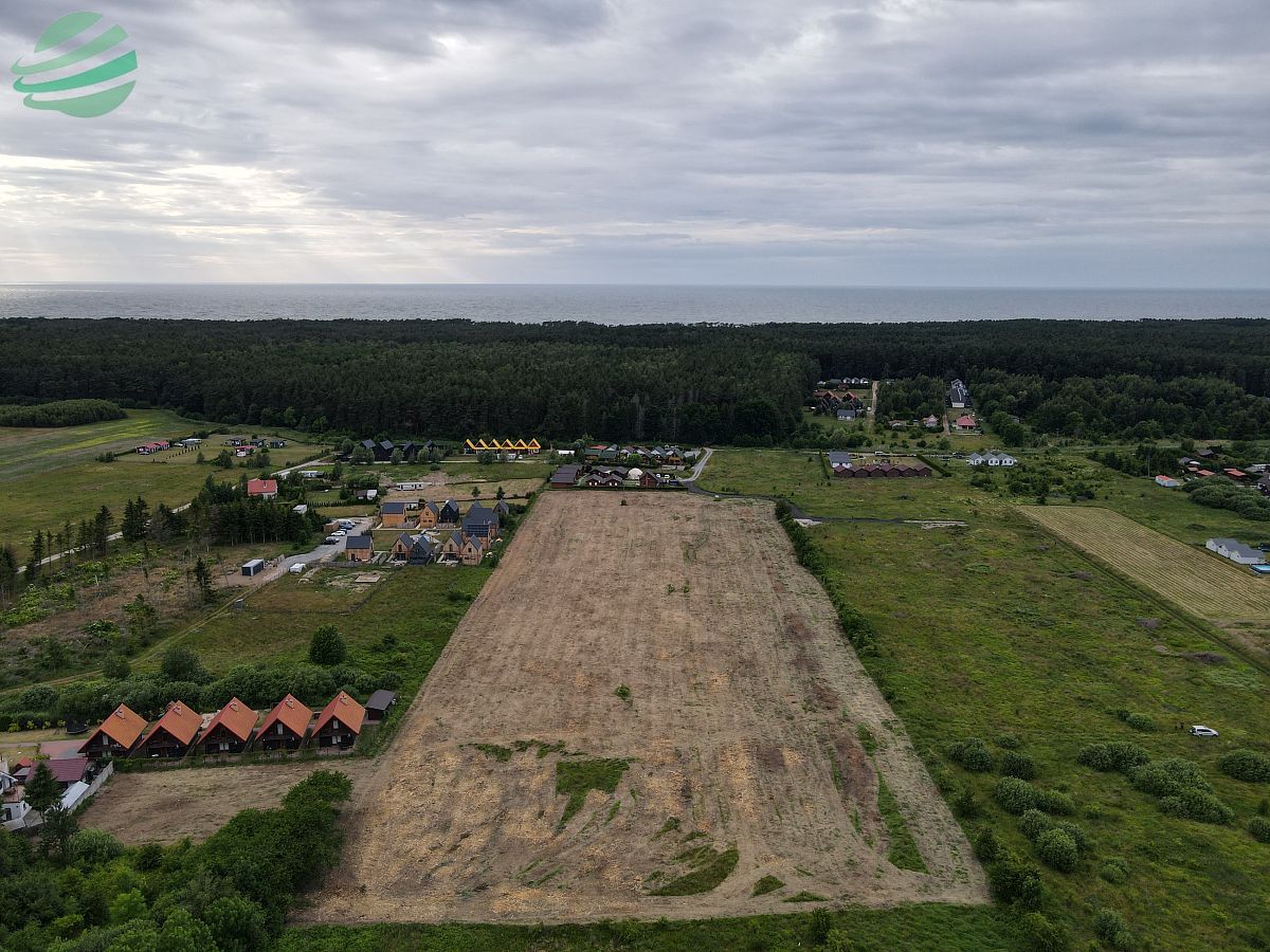 Uzbrojona działka 1302m2 budowlana pod lasem Rusin Rusinowo - zdjęcie 11